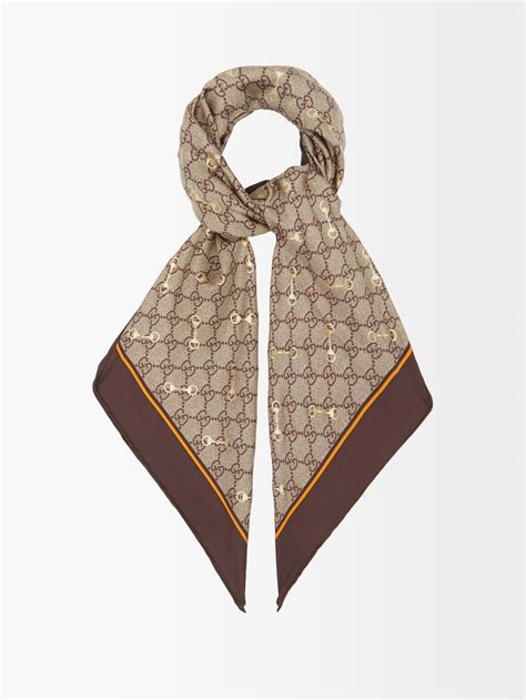 gucci gg pattern scarf|gucci scarf price.